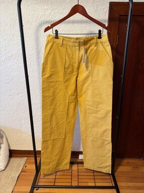 CHRISTOPHER ESBER - Women’s Yellow Utility Cotton Pants